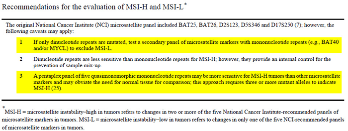 2004年修订版Bethesda指南 J Natl Cancer Inst._微卫星不稳定（MSI）检测的位点如何选择？_ ■澳门十大棋牌排行榜最新■澳门十大棋牌排行榜推荐 